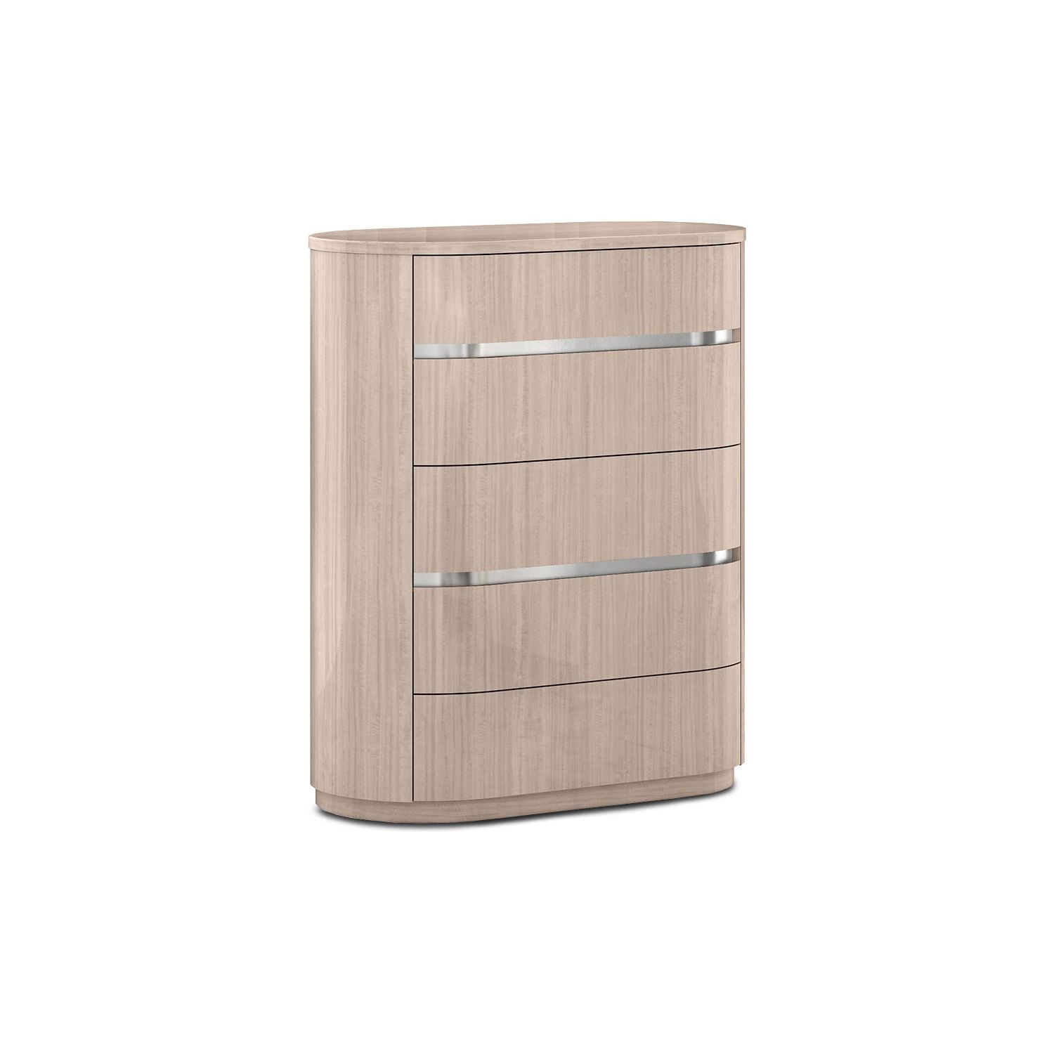Whiteline Modern Living Waves Chest of Drawers