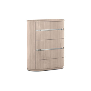 Whiteline Modern Living Waves Chest of Drawers