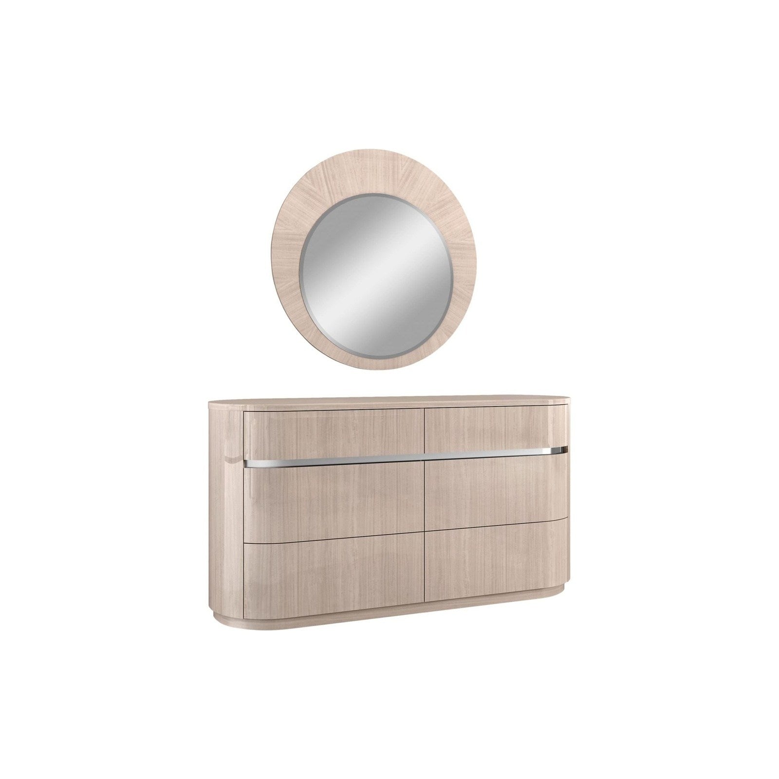 Whiteline Modern Living Waves Dresser