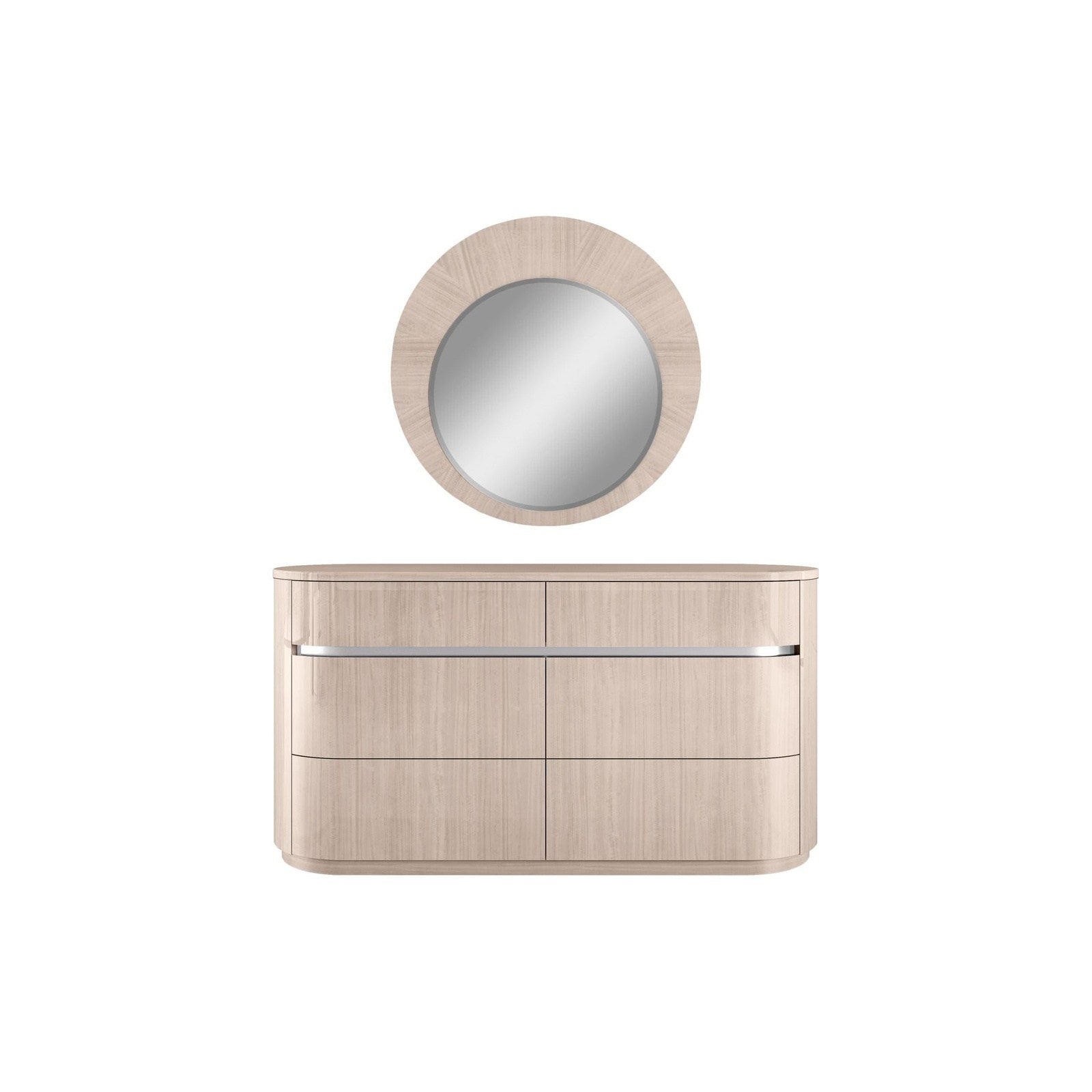 Whiteline Modern Living Waves Dresser