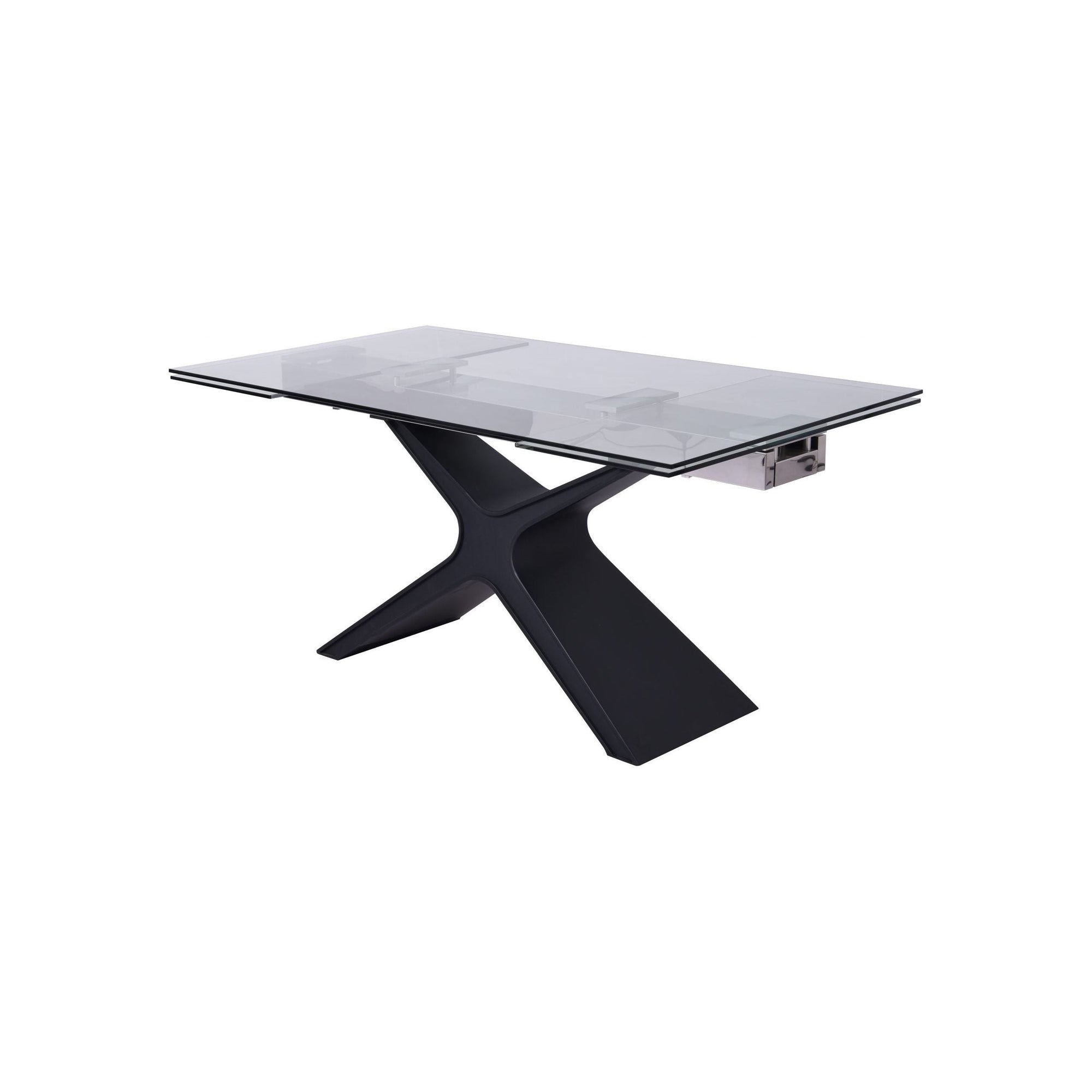 Whiteline Modern Living West Extendable Dining Table
